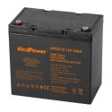Batteria Al Piombo Ricaricabile AGM CICLICA Per Servizi 12v 55