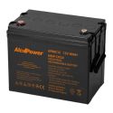 Batteria Al Piombo Ricaricabile AGM CICLICA Per Servizi 12v 80