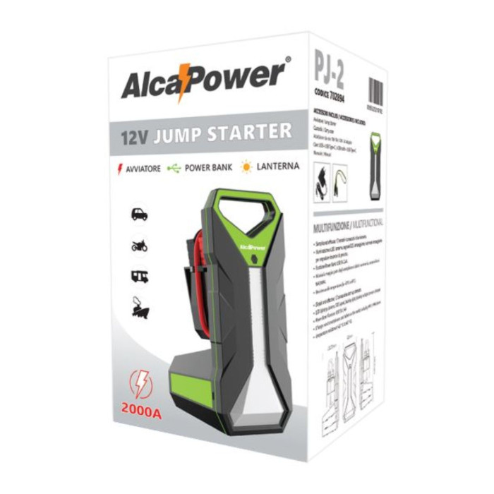 Avviatore Emergenza 2000A + Powerbank Pj-2