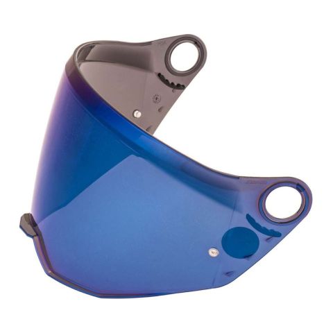 Visiera Per Casco Commander Blue Mirrored