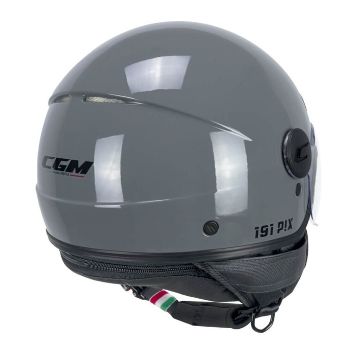 Casco Cgm 191a Pix Mono Visiera Sagomata Grigio