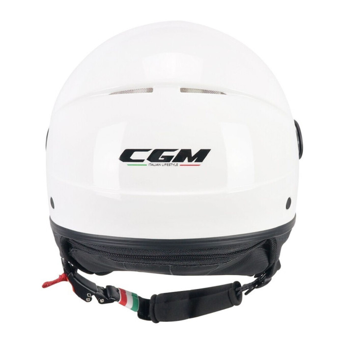 Casco Cgm 191a Pix Mono Visiera Sagomata Bianco