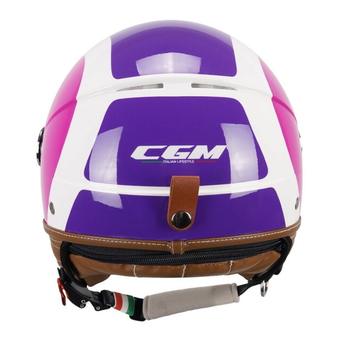 Casco Cgm 191g Pix Sprint Visiera Sagomata Viola Fucsia Fluo