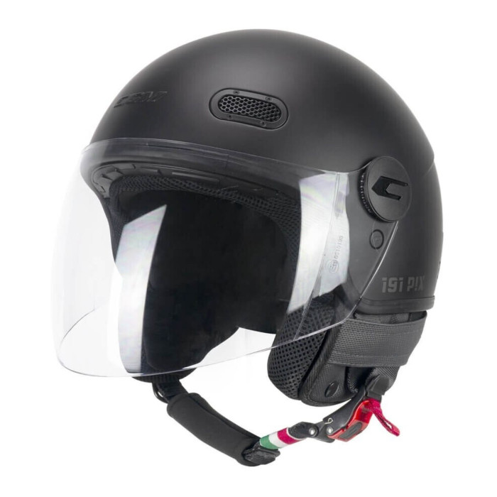 Casco Cgm 191a Pix Mono Visiera Lunga Nero Opaco