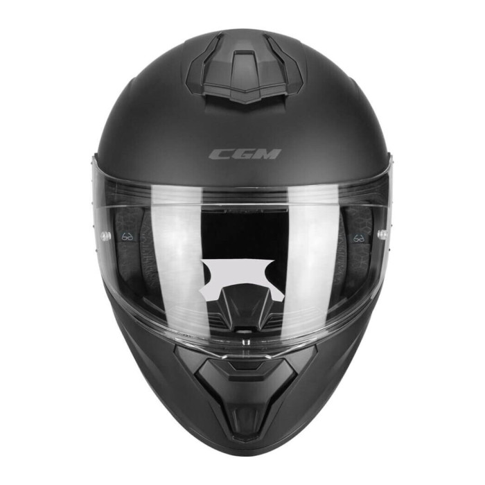 Casco Integrale Cgm 330a Riot Mono Nero Opaco