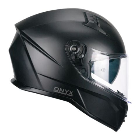 Casco Integrale Cgm 333a Onyx Mono Nero Opaco