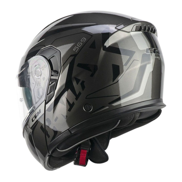 Casco Modulare Cgm 569g C-max City Grafite Nero