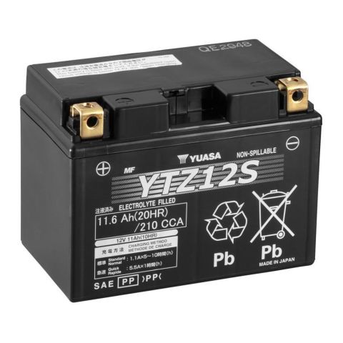 Batteria Yuasa Ytz12s - Pronta All'uso