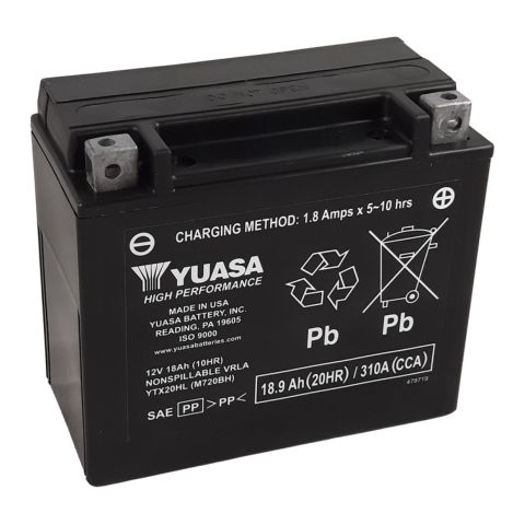 Batteria Yuasa Ytx20hl 12v/18ah Agm - Pronta All'uso