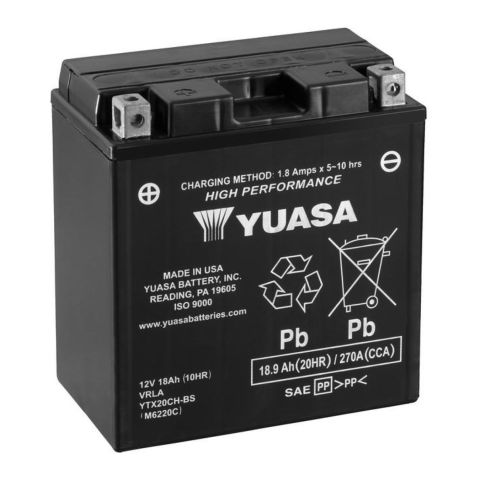 Batteria Yuasa Ytx20ch-bs 12v / 18 Ah. - Pronta All'uso