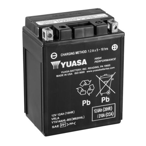 Batteria Yuasa Ytx14ahl-bs 12v. 12 Ah - Pronta All'uso
