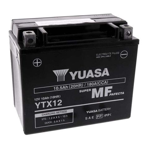 Batteria Yuasa Ytx12 Precaricata Sigillata - Pronta All'uso