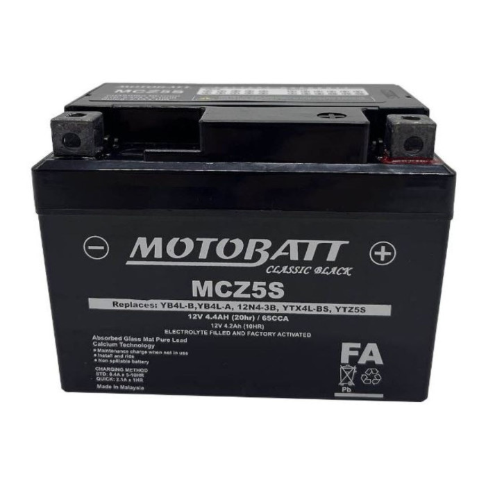 Batteria Motobatt Mtz5s Gel Precaricata Sigillata