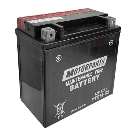 Batteria Motorparts Ytx14-bs Agm - Pronta All'uso