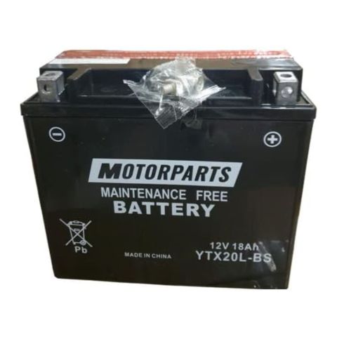 Batería Motorparts Ytx20l-bs Agm - lista para usar