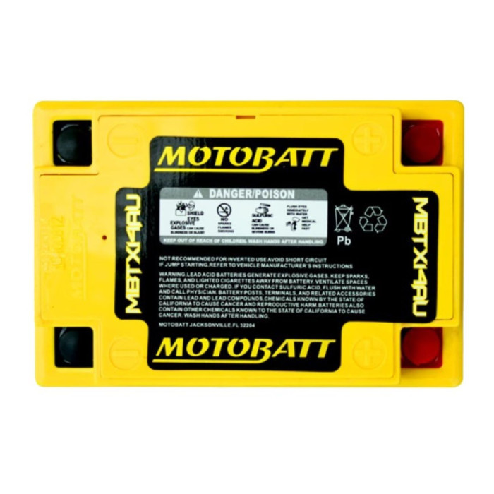 Batteria Potenziata Agm Motobatt 16,5 Ah. Mbtx14au