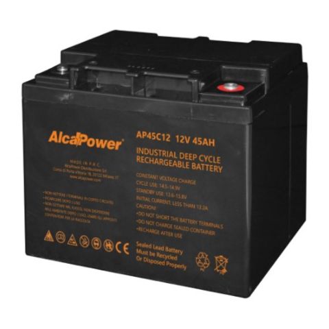 Batteria Al Piombo Ricaricabile Ermetica Piombo Ciclica 12v 45