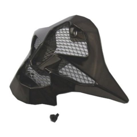 Shoei Sleek Mouthpiece Chrome Black