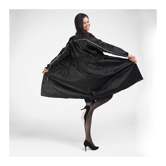 Mantella Impermeabile Tucano Donna Parabella Nero