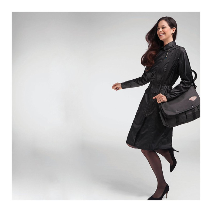 Mantella Impermeabile Tucano Donna Parabella Nero