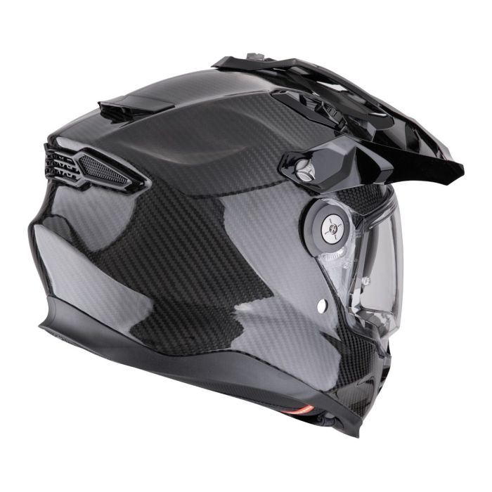 Casco Scorpion Adf-9000 Carbon Air  Solid Nero