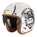 Casco Scorpion Belfast Evo Romeo Crema-nero