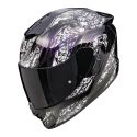Casco Scorpion Exo-1400 Evo Ii Air Fantasy Nero-bianco