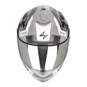 Casco Scorpion Exo-1400 Evo Ii Air Linart Grigio-bianco