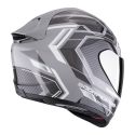 Casco Scorpion Exo-1400 Evo Ii Air Linart Grigio-bianco