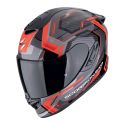 Casco Scorpion Exo-1400 Evo Ii Air Linart Nero-rosso