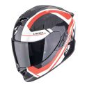 Casco Scorpion Exo-1400 Evo Ii Carbon Air Enko Nero-rosso-bianco