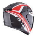 Casco Scorpion Exo-1400 Evo Ii Carbon Air Enko Nero-rosso-bianco