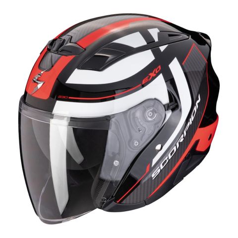 Casco Scorpion Exo-230 Pul Nero-rosso