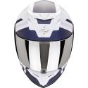 Casco Scorpion Exo-520 Evo Air Banshee Bianco Opaco-blu-pur