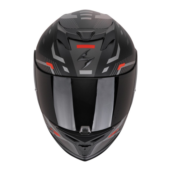 Casco Scorpion Exo-520 Evo Air Ranka Nero Opaco-argento-r