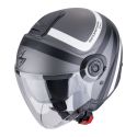 Casco Scorpion Exo-city Ii Riva Argento Opaco-nero-b