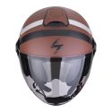 Casco Scorpion Exo-city Ii Riva Marrone-argento