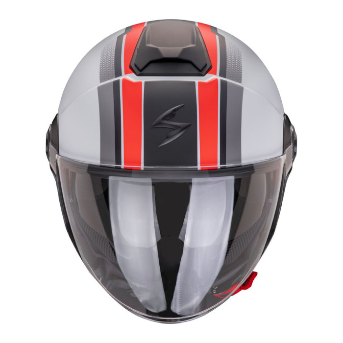 Casco Scorpion Exo-city Ii Vel Grigio-rosso Opaco