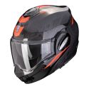 Casco Scorpion Exo-tech Evo Carbon Rover Nero-rosso