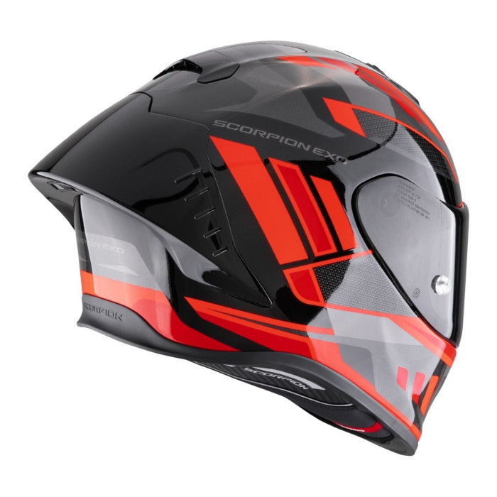 Casco Scorpion Exo-r1 Evo II Air Vital Nero-argento-rosso
