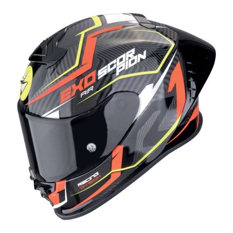 Casco Scorpion Exo-r1 Evo Ii Air Coup Nero-rosso-neon Gial