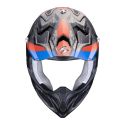 Casco Scorpion Vx-22 Air Cx Nero-blu-rosso