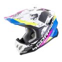 Casco Scorpion Vx-22 Air Cx Bianco-nero-blu