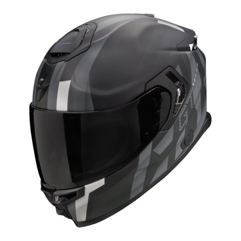 Casco Scorpion Exo-gt Sp Air Touradven Nero Opaco-argento