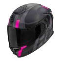 Casco Scorpion Exo-gt Sp Air Touradven Nero Opaco-rosa