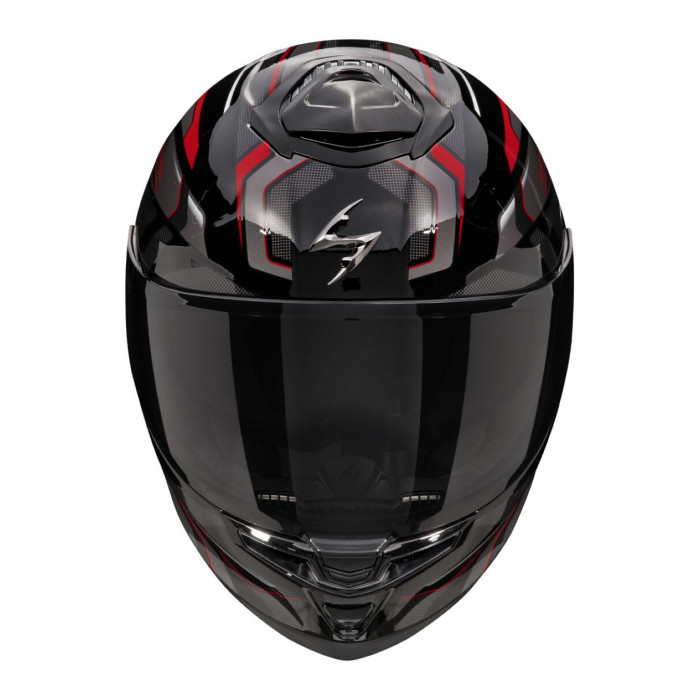 Casco Scorpion Exo-gt Sp Air Augusta Nero-grigio-rosso