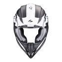 Casco Scorpion Vx-16 Evo Air Slanter Nero-argento