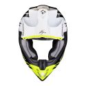 Casco Scorpion Vx-16 Evo Air Fusion Nero-giallo Neon