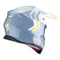 Casco Scorpion Vx-16 Evo Air Fusion Blu-giallo Neon