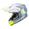 Casco Scorpion Vx-16 Evo Air Fusion Blu-giallo Neon